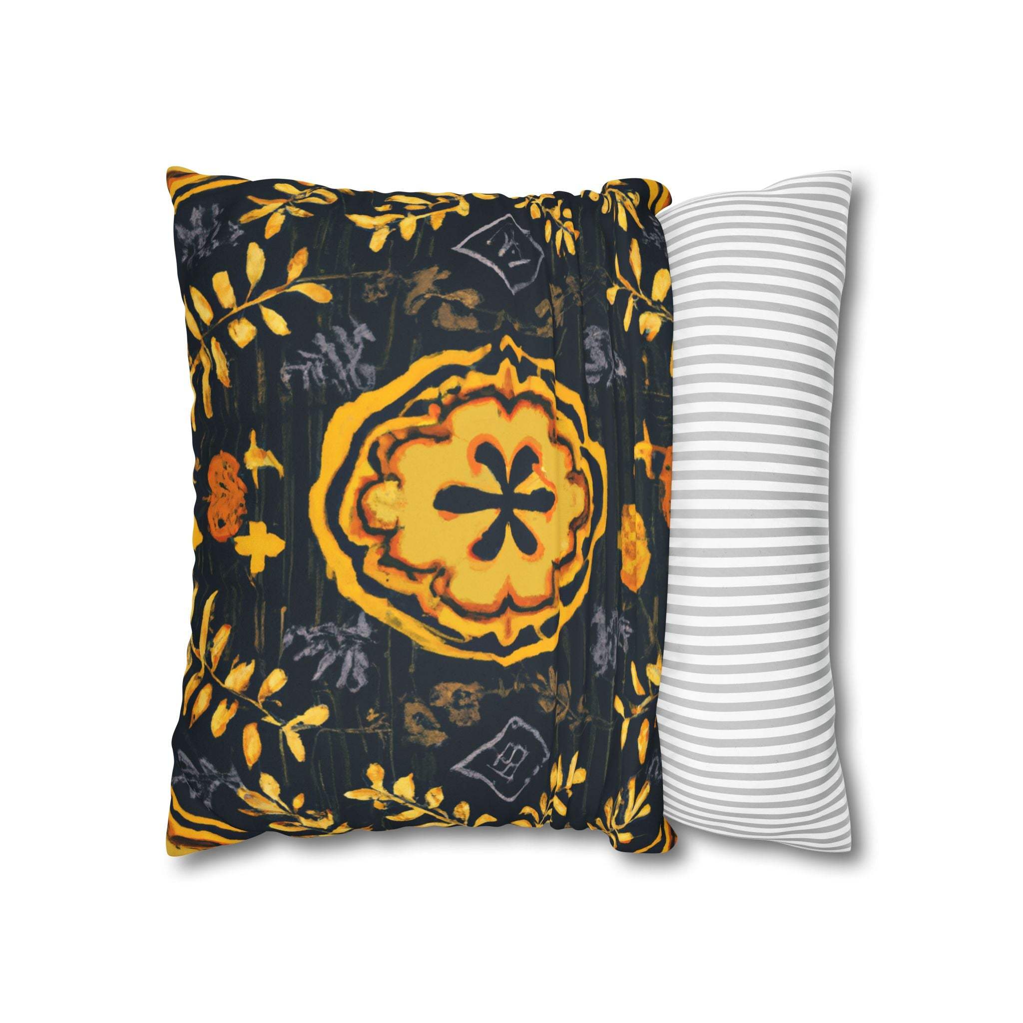 Sunbeam Roots: Tribal Print Suede Pillow Case-Afroadorn 