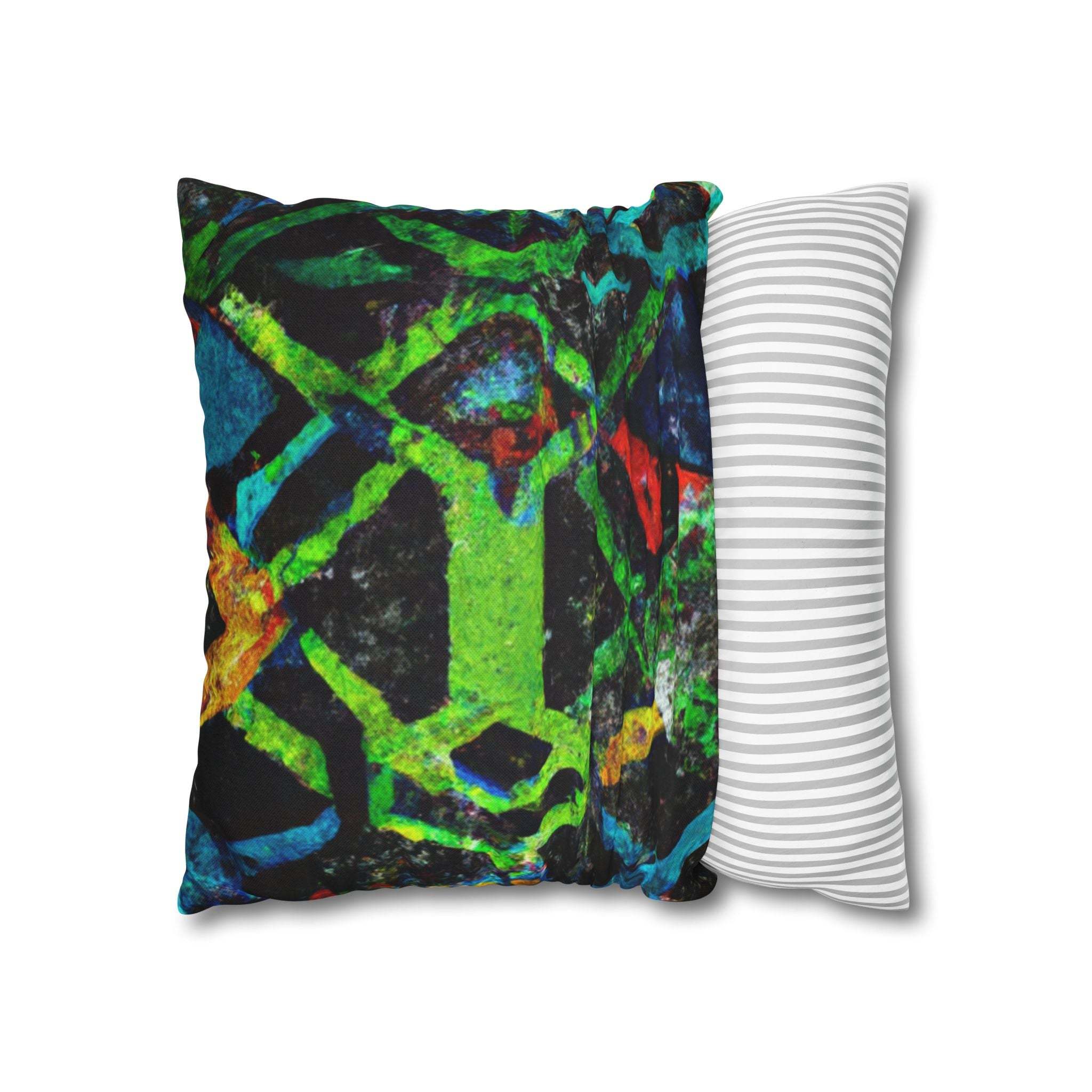 Vibrant Afrocentric Strength Pillow Case-Afroadorn 