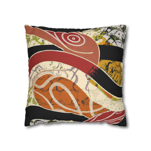 Earthy Harmony African-Inspired Pillow Case-Afroadorn 