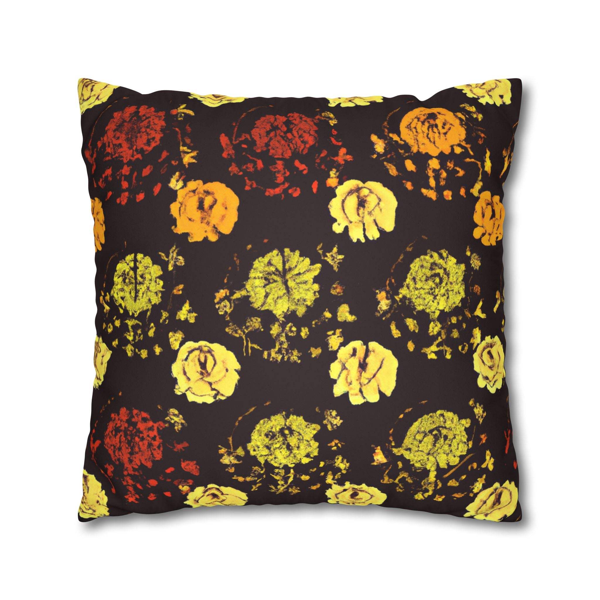 Vibrant Visions: Premium Suede Tribal Print Pillow Case-Afroadorn 