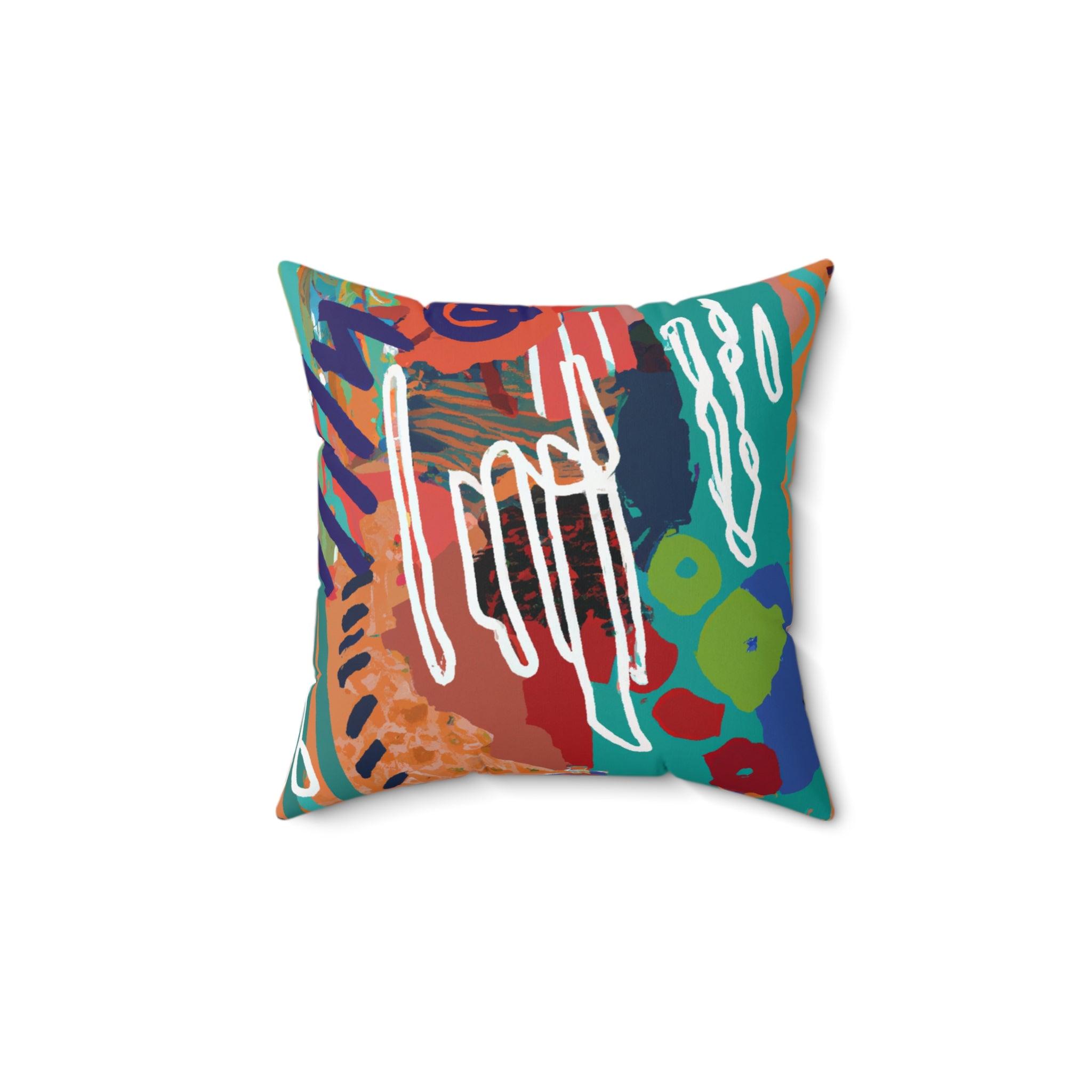 Vibrant African Culture Throw Pillow-Afroadorn 