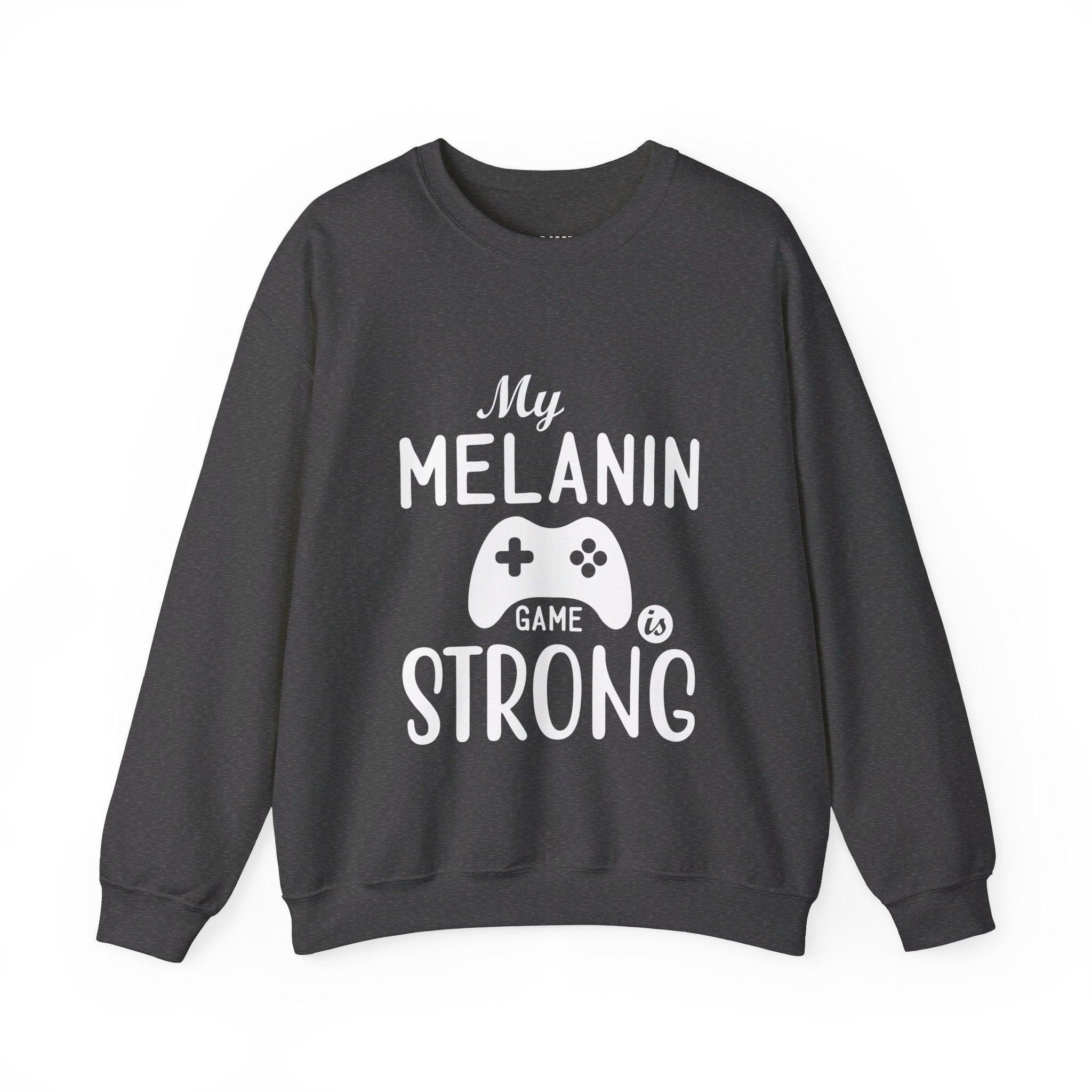 Melanin Power Sweatshirt-Afroadorn 