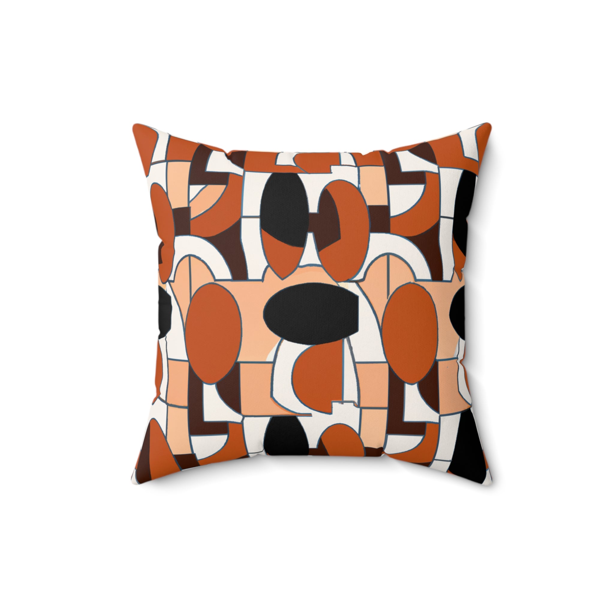 Earthy Tones Afro Heritage Throw Pillow-Afroadorn 