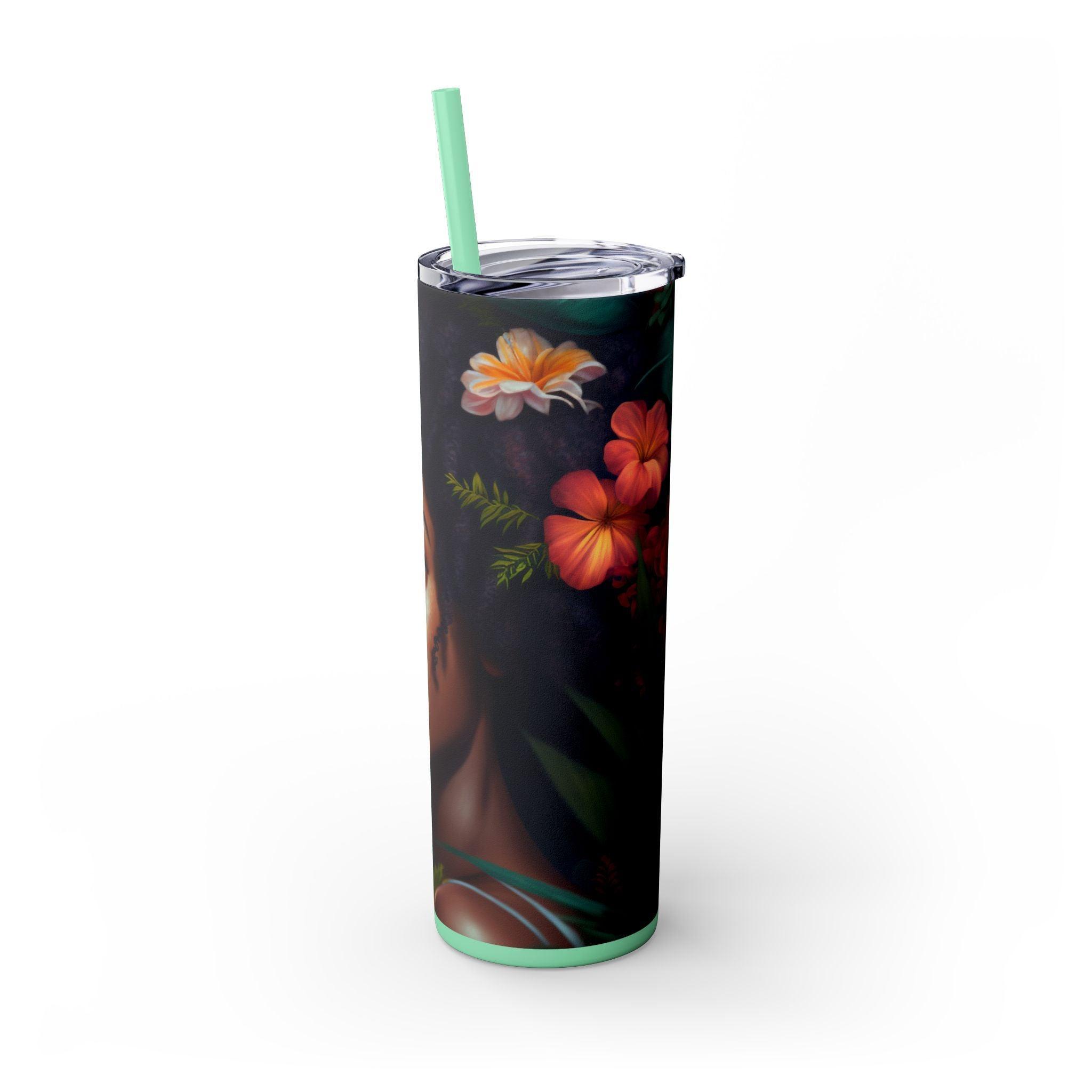 African Essence 20oz Skinny Tumbler-Afroadorn 