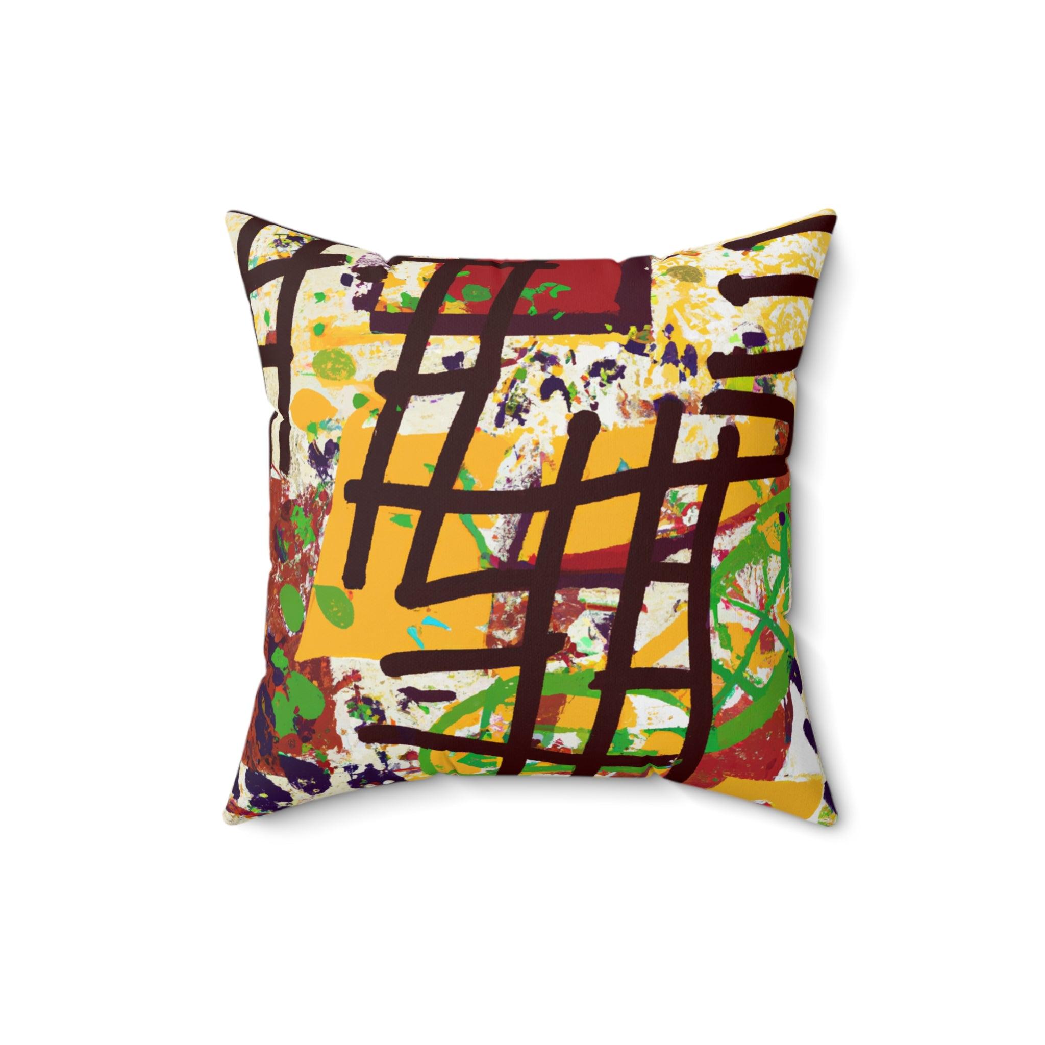 Vibrant Afro Roots Throw Pillow-Afroadorn 