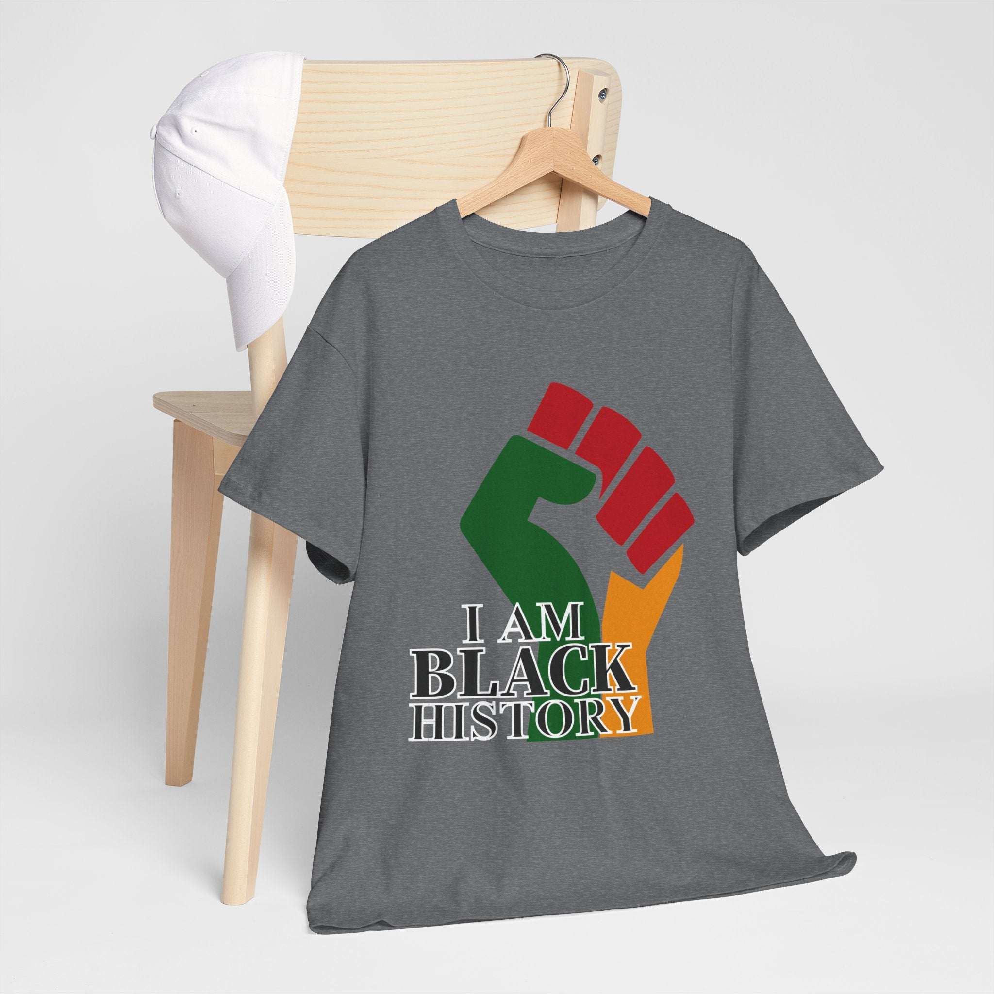 I Am Black History T-Shirt-Afroadorn 