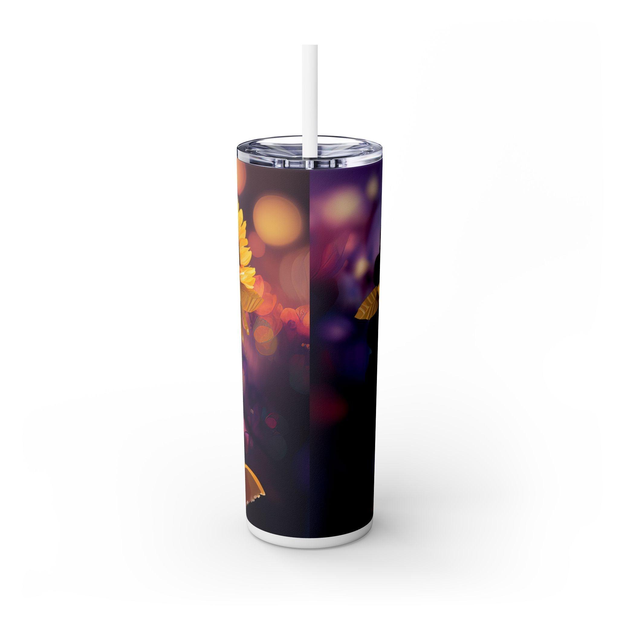 Sunflower Sisterhood 20oz Tumbler-Afroadorn 