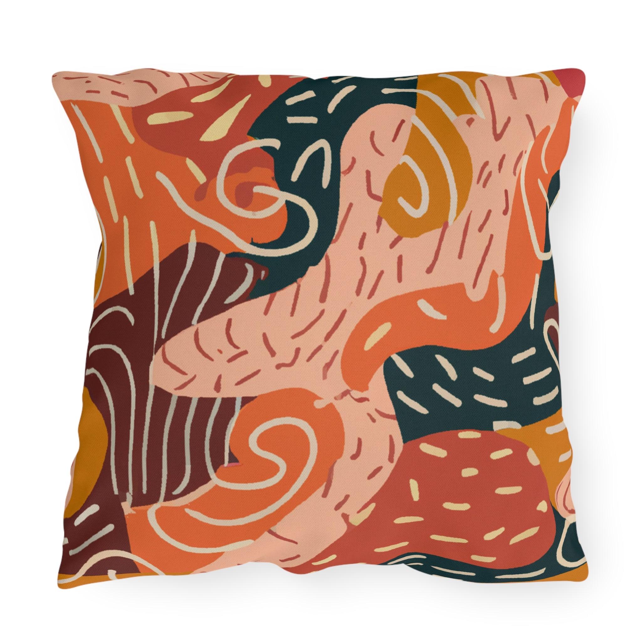 AfroEarth Outdoor Throw Pillow-Afroadorn 