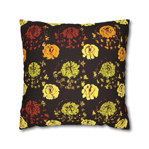 Radiant Bloom: Vibrant Asoke-Inspired Pillow Case-Afroadorn 