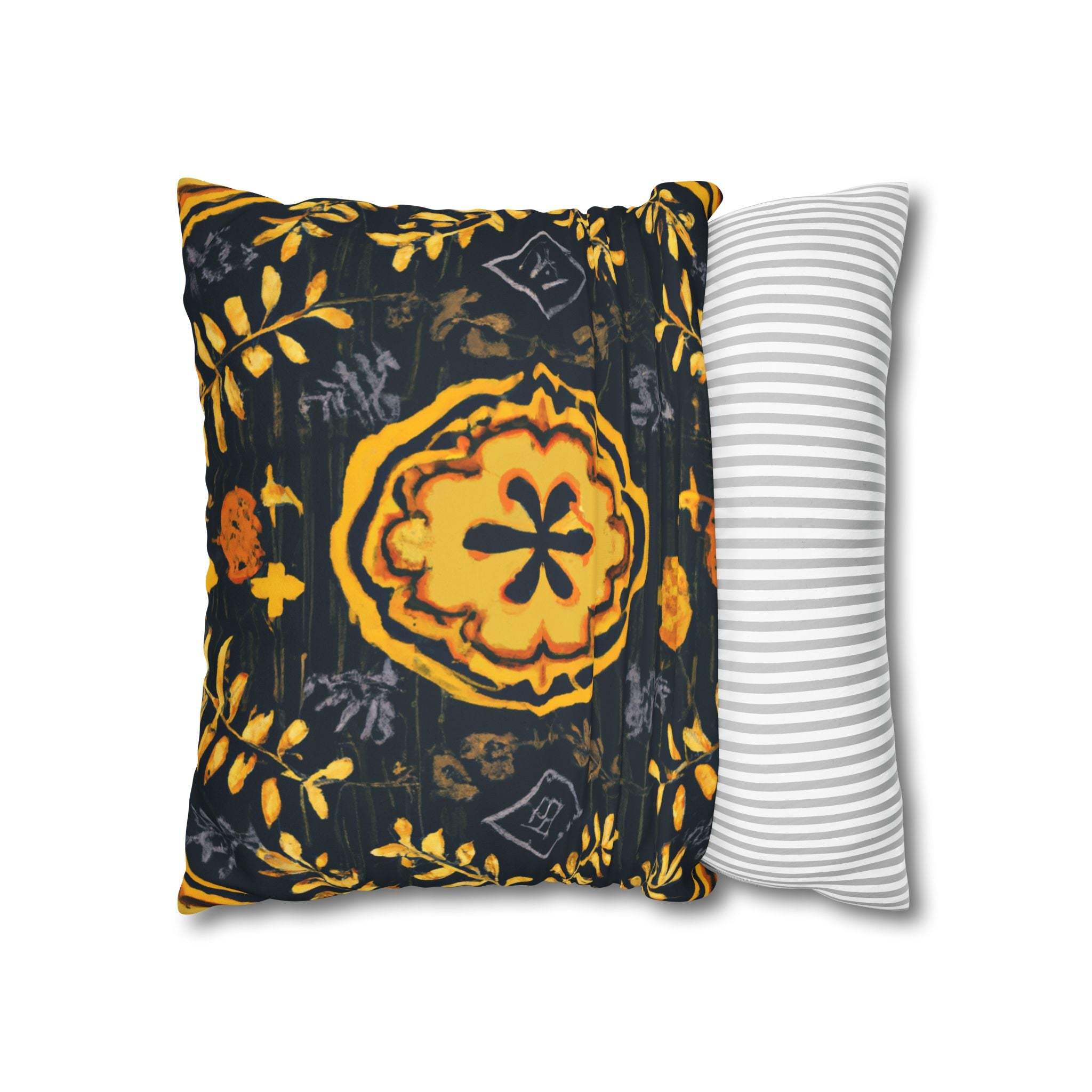 Sunbeam Roots: Tribal Print Suede Pillow Case-Afroadorn 