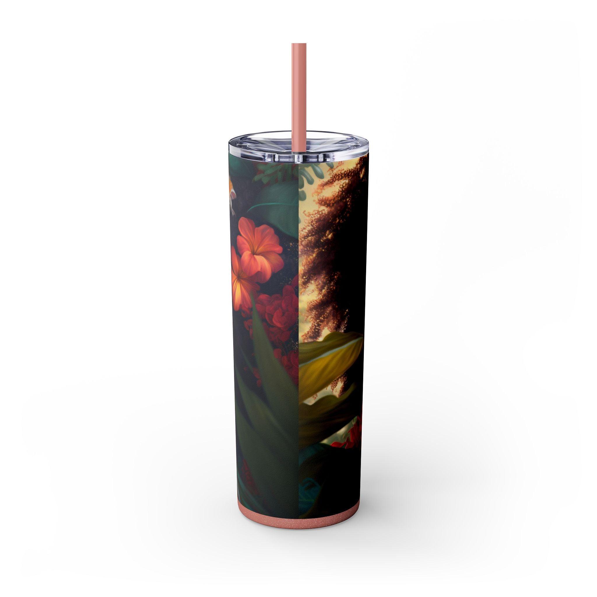 African Essence 20oz Skinny Tumbler-Afroadorn 