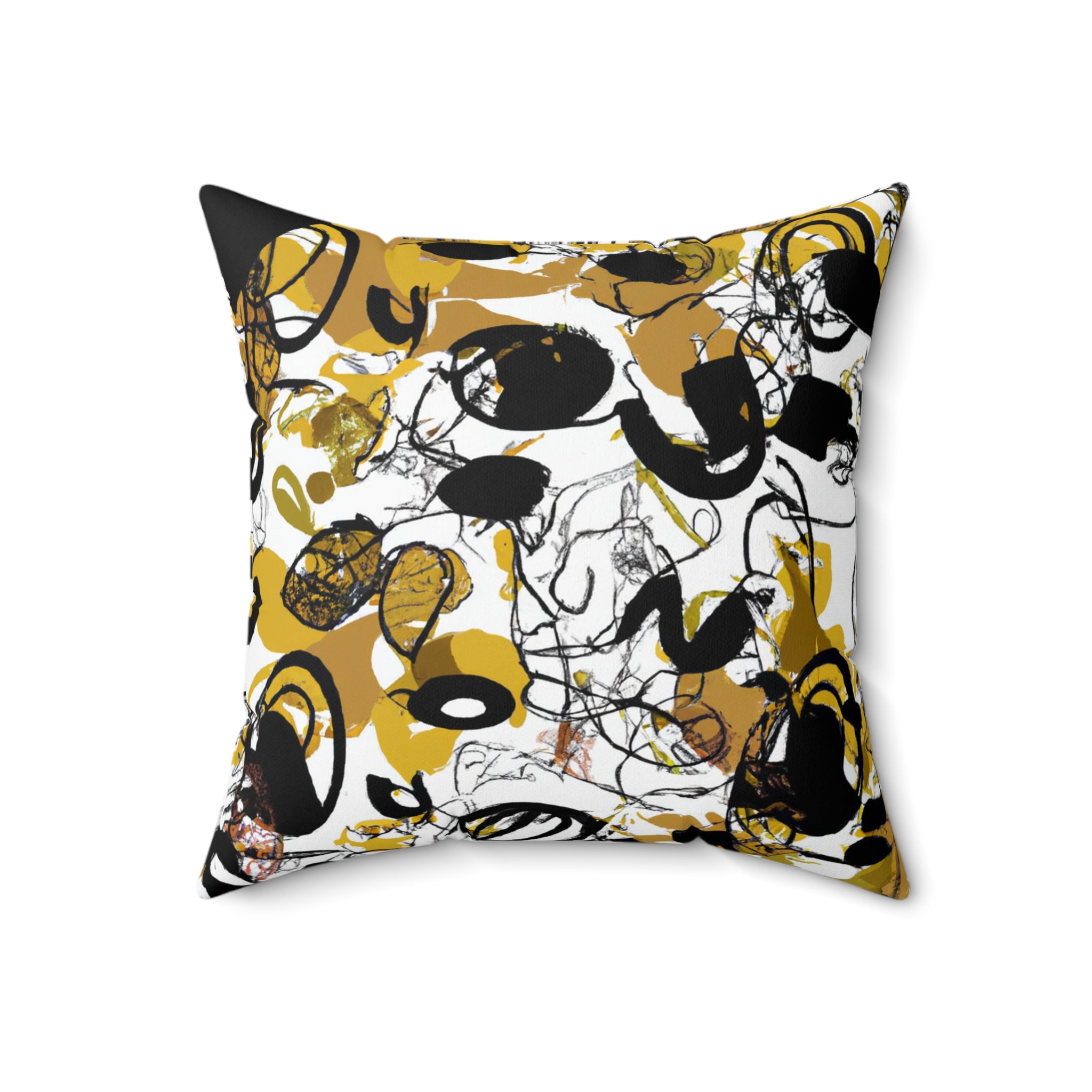 Afro Connection Abstract Throw Pillow-Afroadorn 