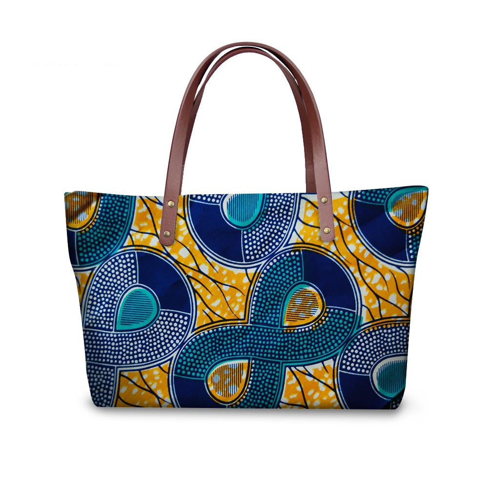 AfroBoho Vigilant Eye-Patterned Handbag-Afroadorn 