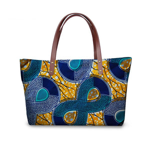 AfroBoho Vigilant Eye-Patterned Handbag-Afroadorn 