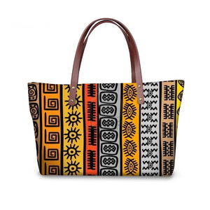 AfroBoho Vigilant Eye-Patterned Handbag-Afroadorn 