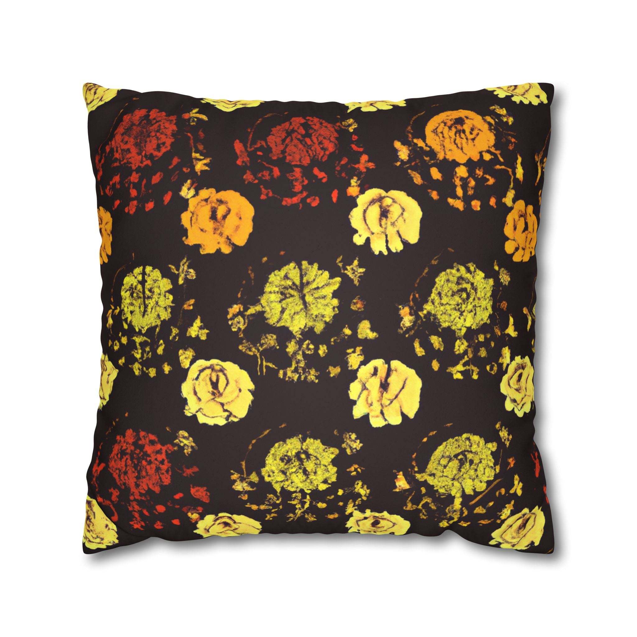 Vibrant Visions: Premium Suede Tribal Print Pillow Case-Afroadorn 