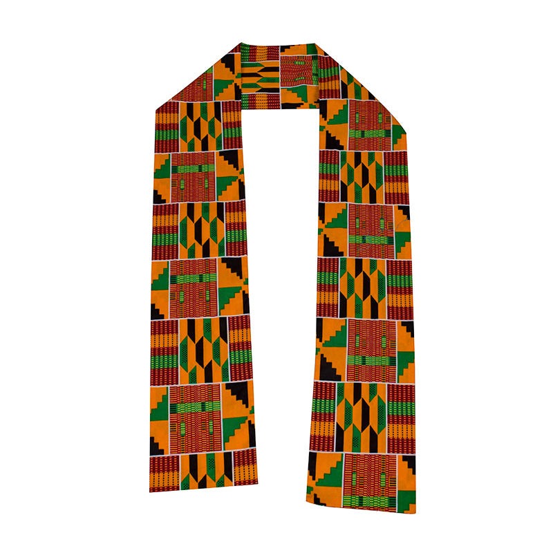 Bold Pan-African Kente Scarf-Afroadorn 