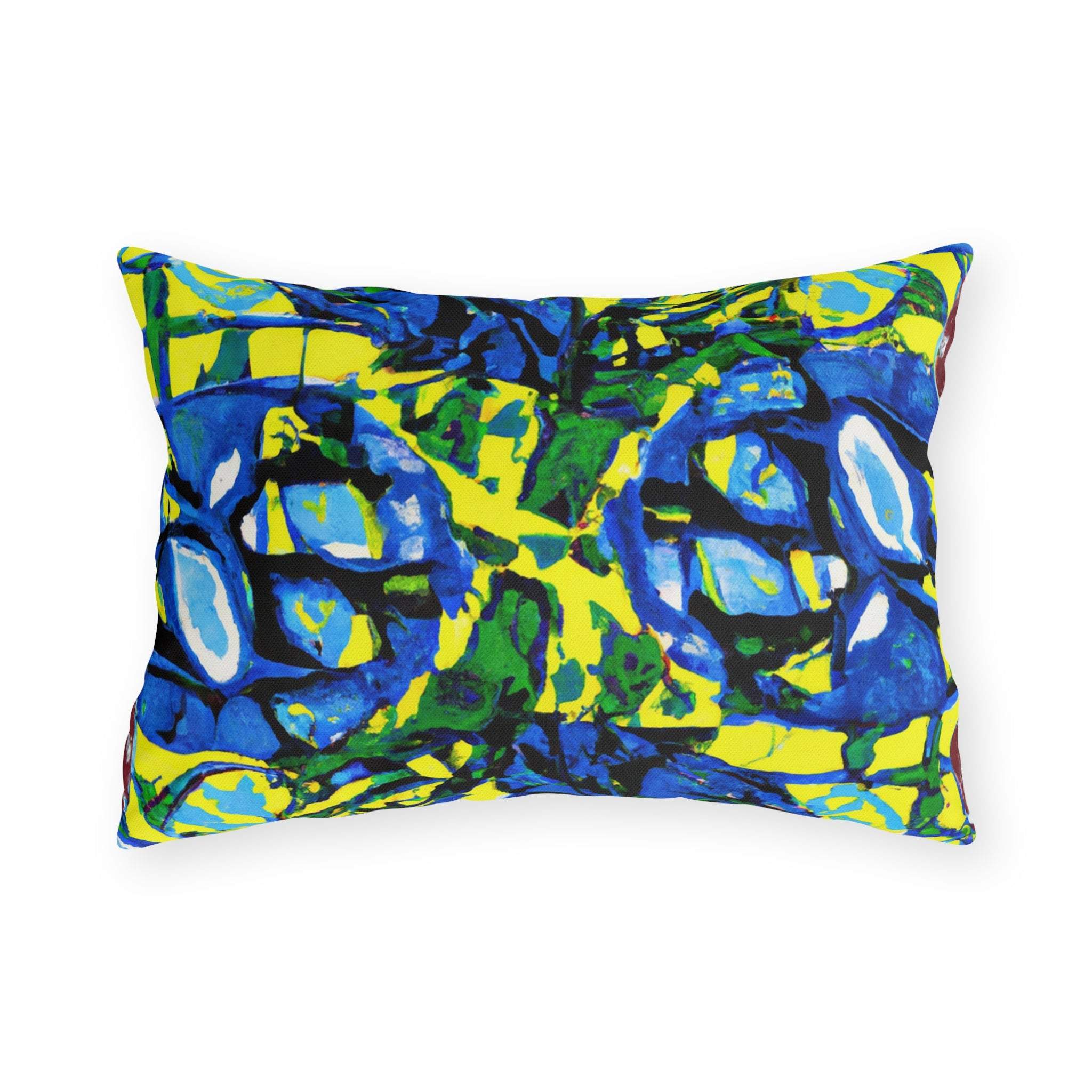 AfriCush Vibrance - African Art Inspired Outdoor Pillow-Afroadorn 