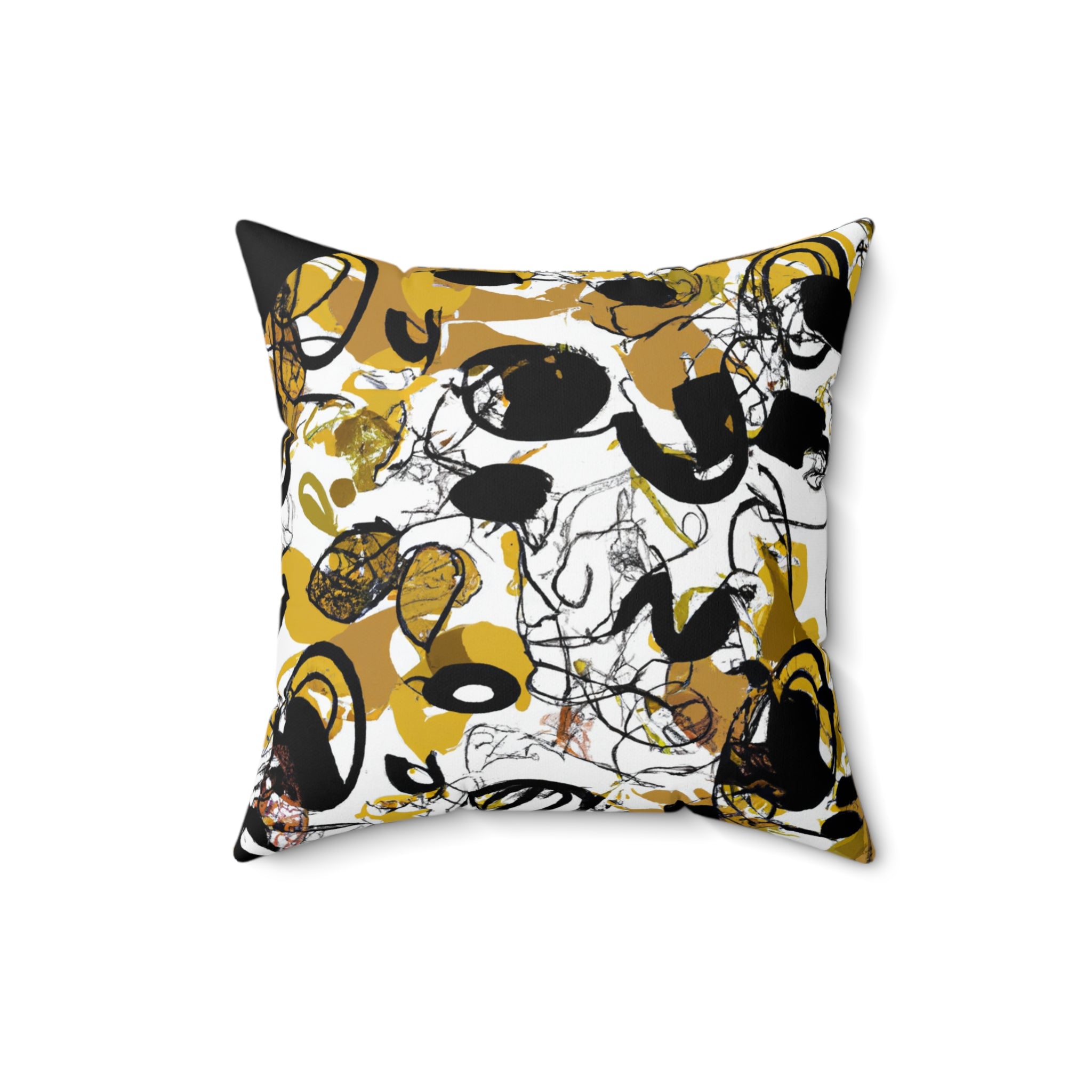 Afro Connection Abstract Throw Pillow-Afroadorn 