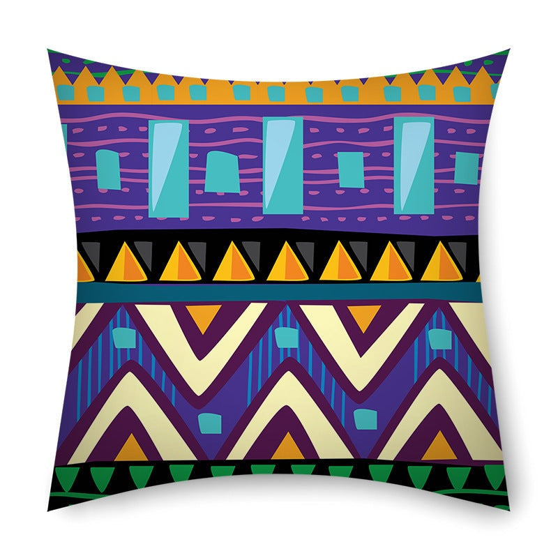 Pan-African Pride Geometric Pillow Case-Afroadorn 