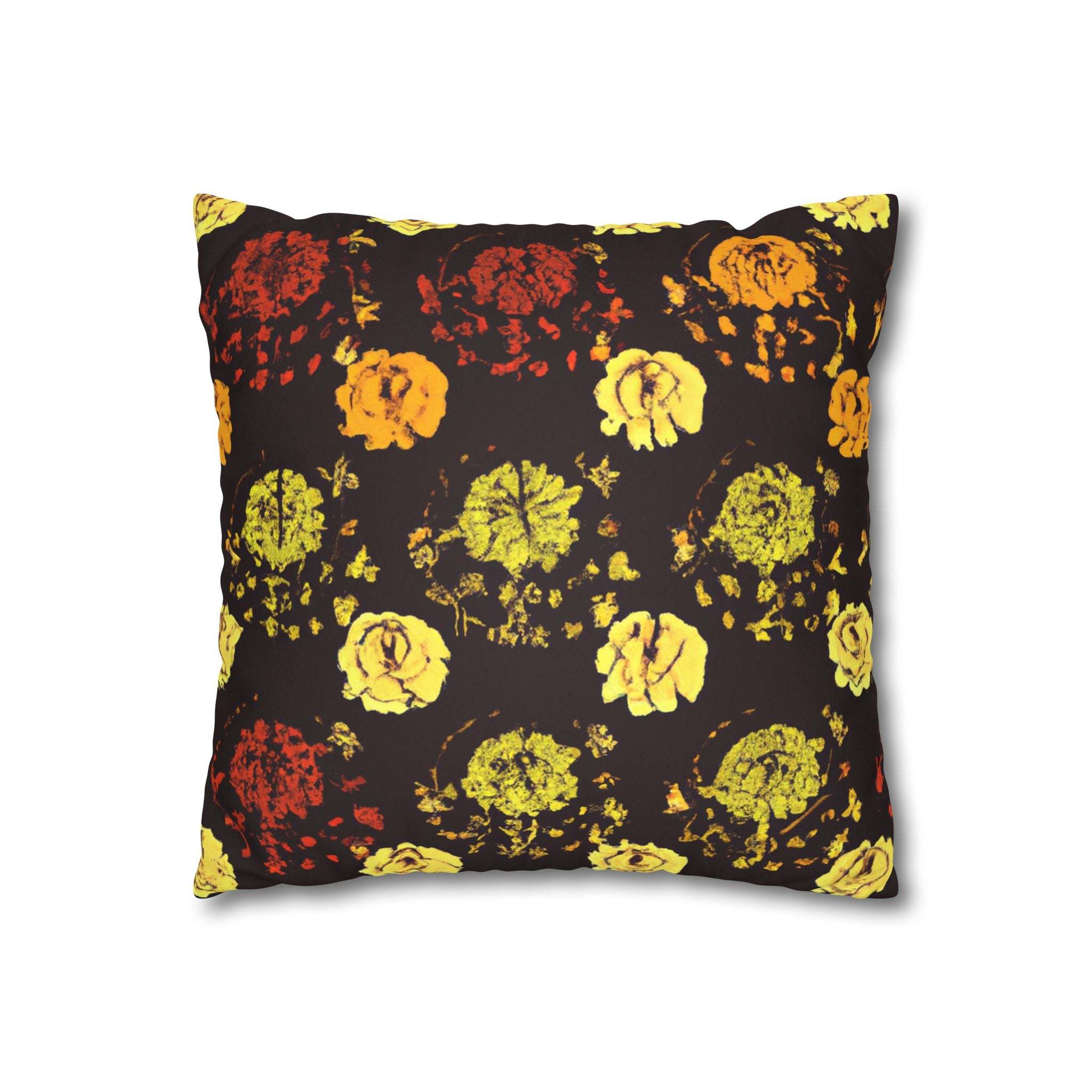 Vibrant Visions: Premium Suede Tribal Print Pillow Case-Afroadorn 