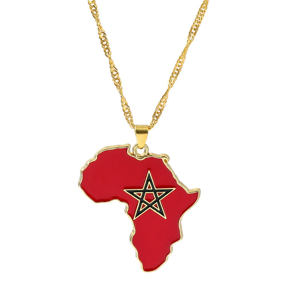 United Colors of Africa Pendant Necklace-Afroadorn 