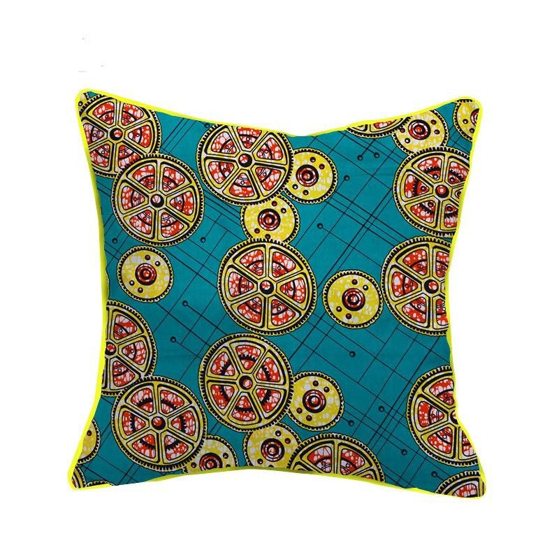 Vibrant Heritage Batik Pillow Case-Afroadorn 