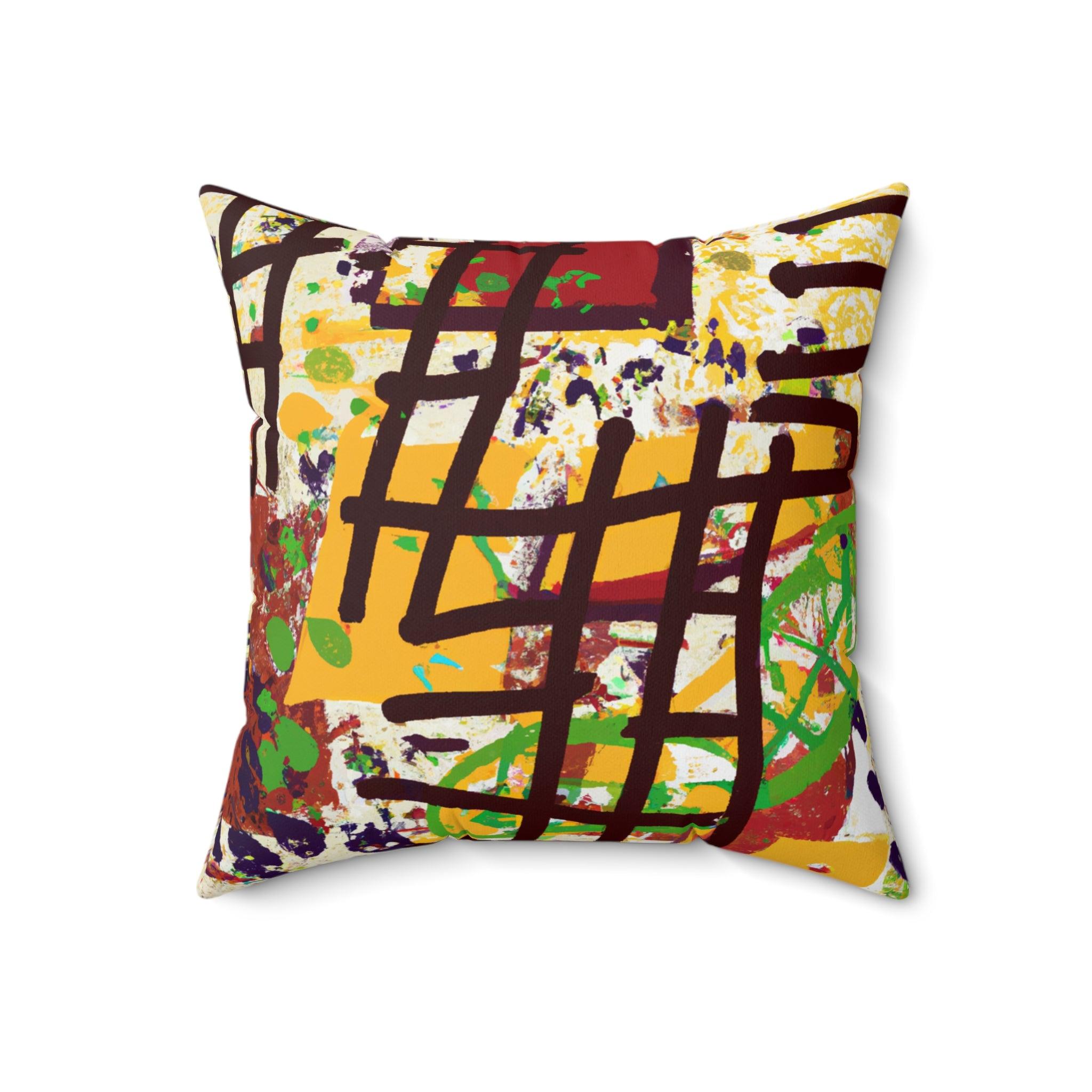 Vibrant Afro Roots Throw Pillow-Afroadorn 