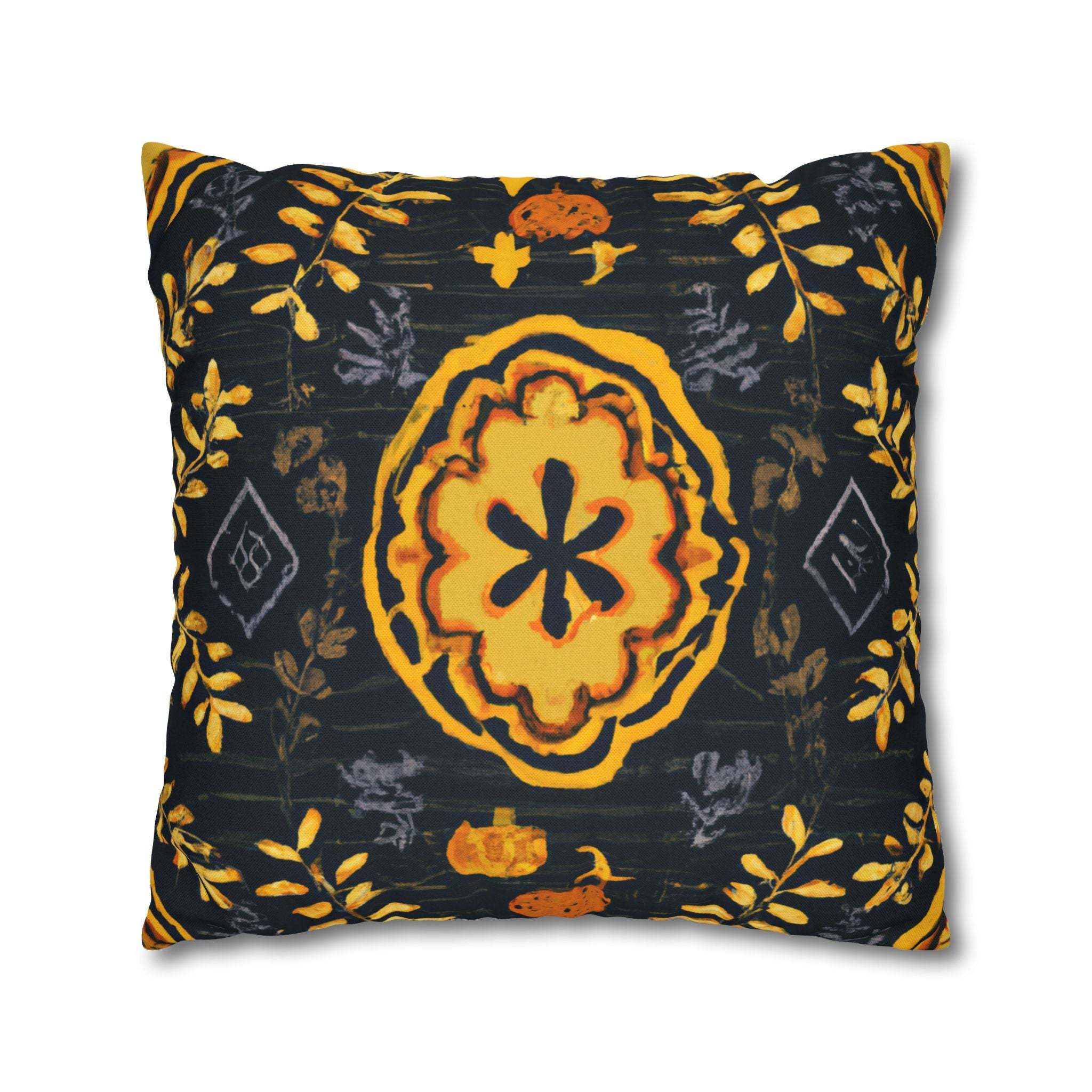 Vibrant Autumn Roots African-Inspired Pillow Case-Afroadorn 