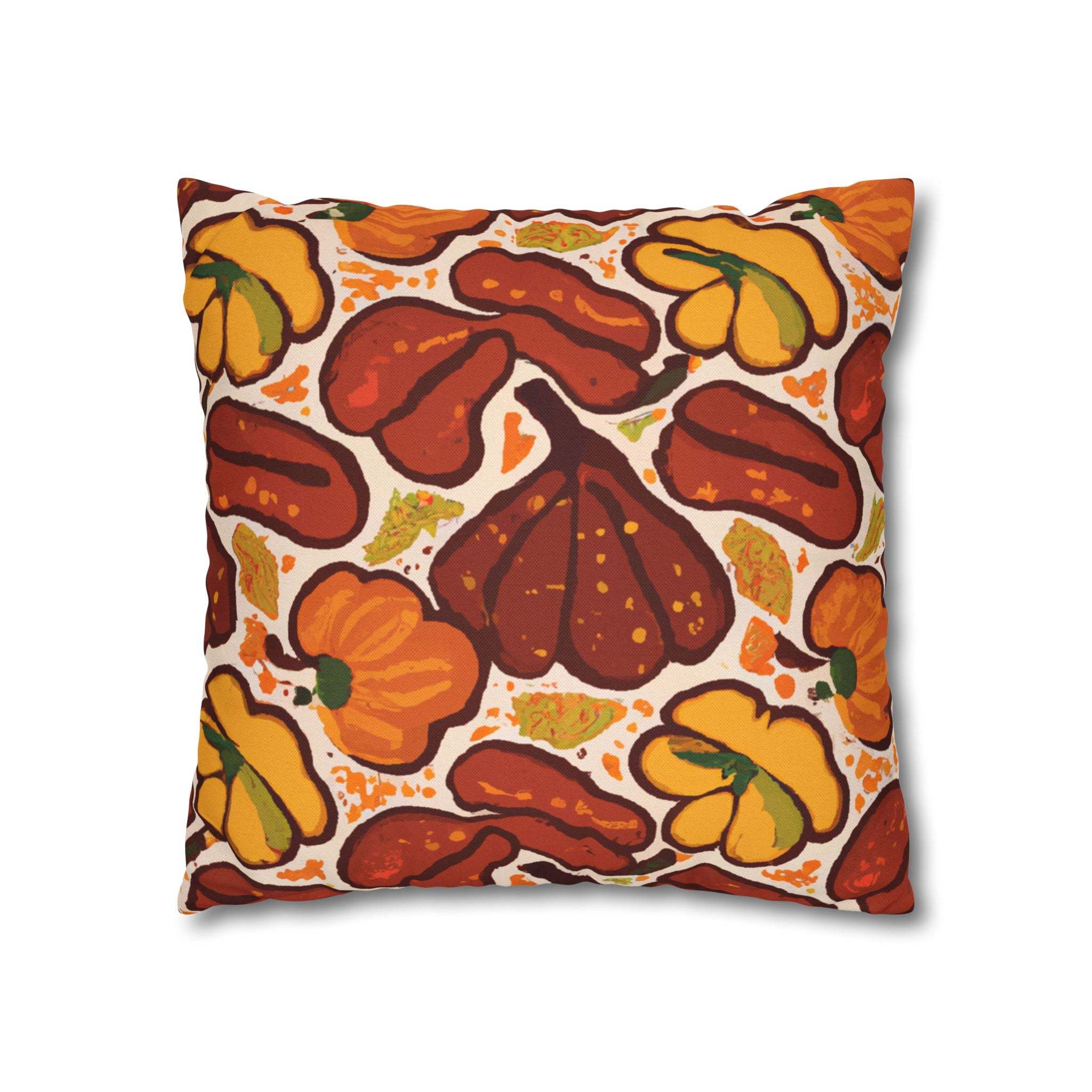 Autumn Baobab: Afrocentric Throw Pillow Cover-Afroadorn 