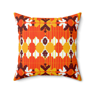 Vibrant Unity Geometric Throw Pillow-Afroadorn 