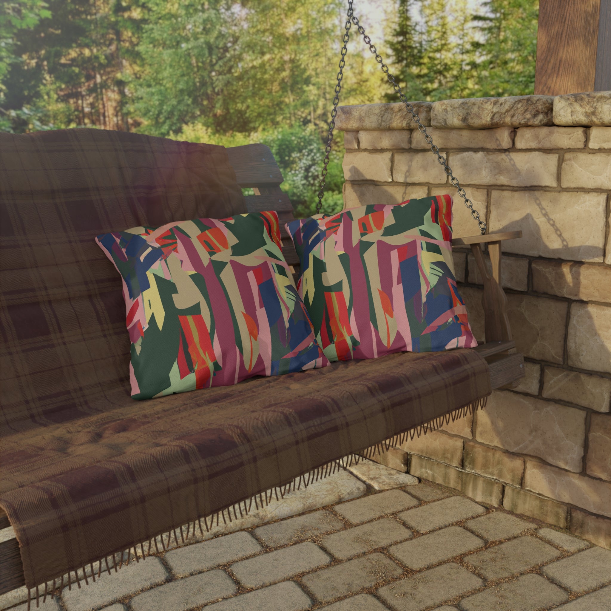 Pan-African Pride Outdoor Pillow