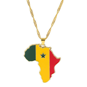 United Colors of Africa Pendant Necklace-Afroadorn 