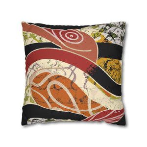 Earthy Harmony African-Inspired Pillow Case-Afroadorn 