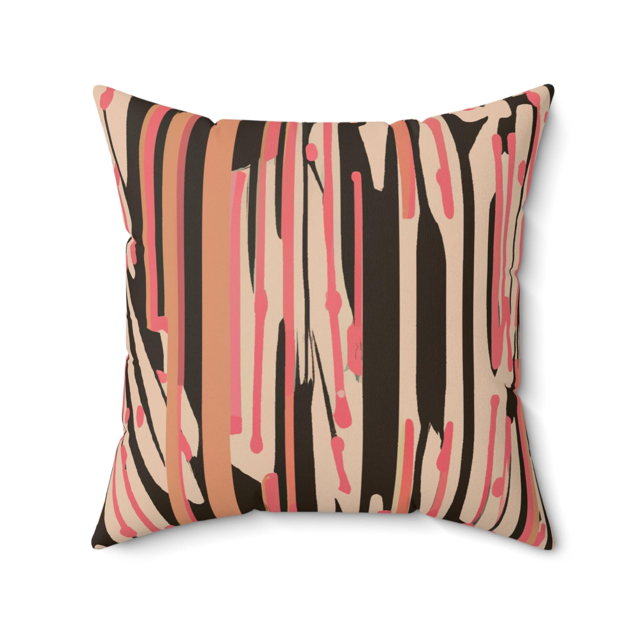 Vibrant Earth Tones AfroInspired Throw Pillow-Afroadorn 