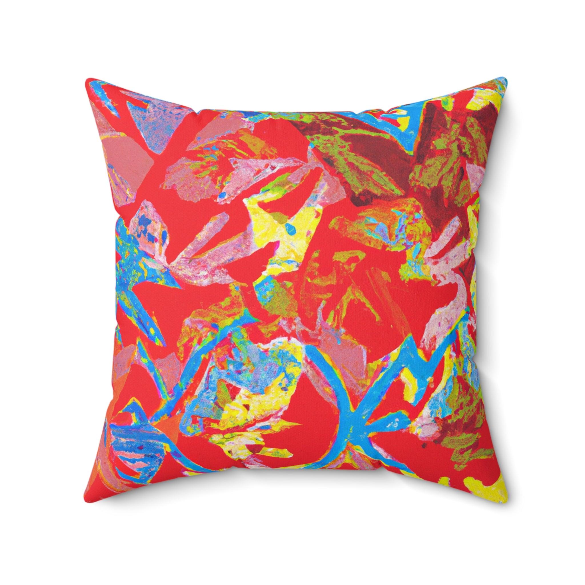 Umasani Vibrant African Art Throw Pillow-Afroadorn 