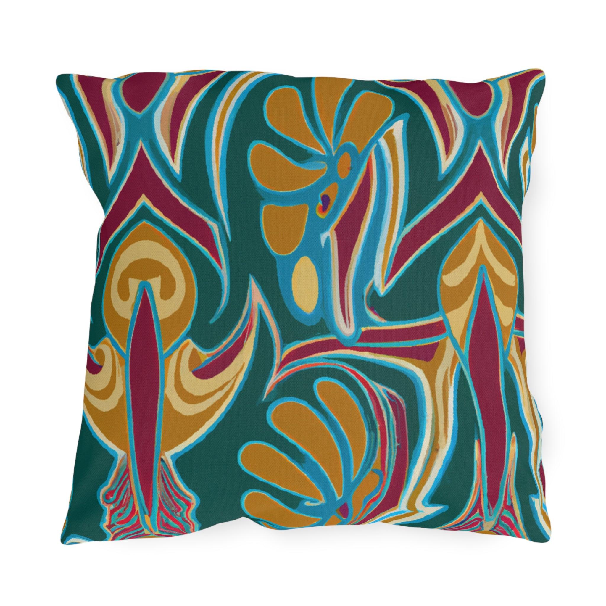 Afrocentric Essence Outdoor Pillow-Afroadorn 