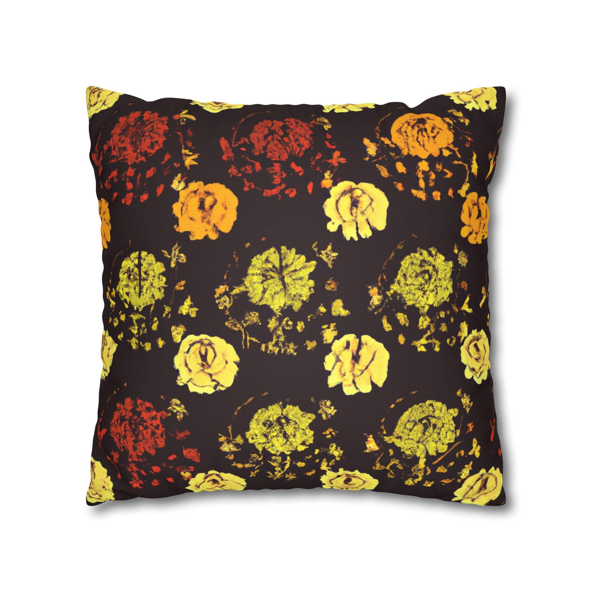 Vibrant Visions: Premium Suede Tribal Print Pillow Case-Afroadorn 