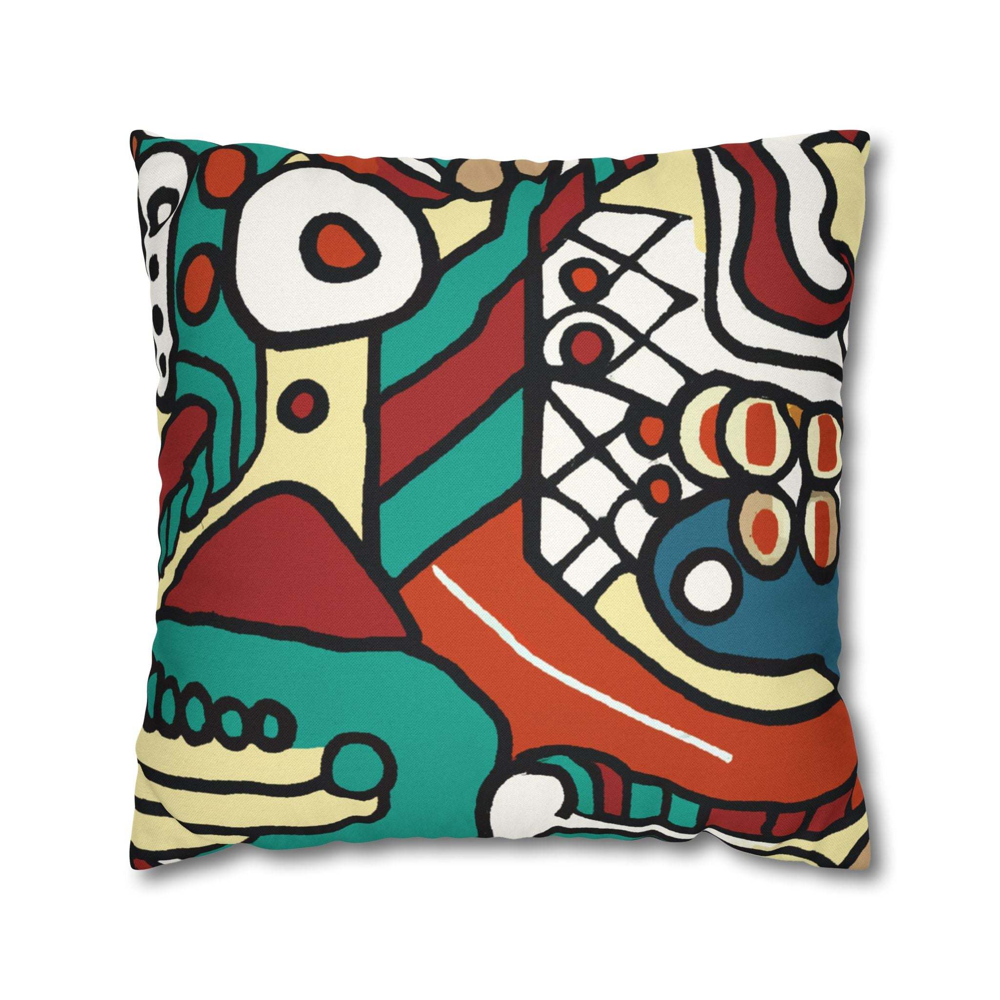 Pan-African Pride Geometric Pillow Case-Afroadorn 