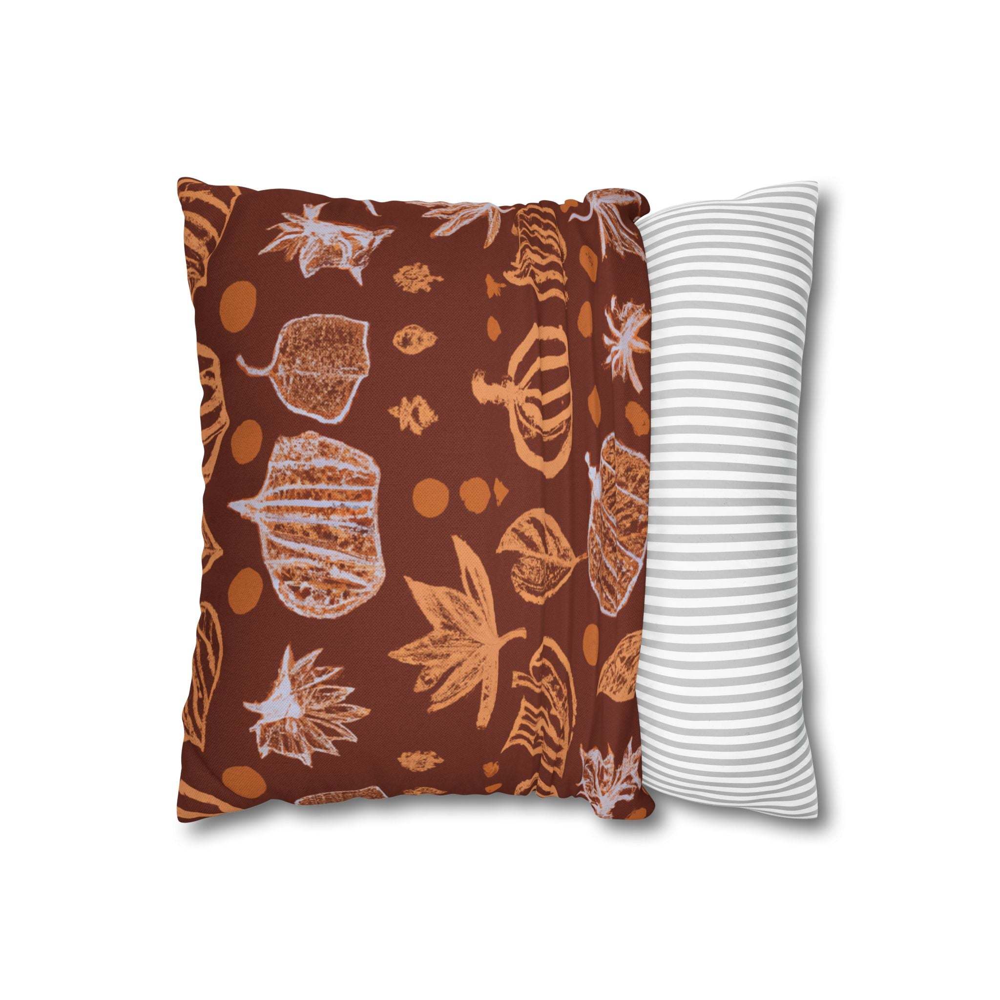 Earthy Afrocentric Botanical Pillow Case-Afroadorn 