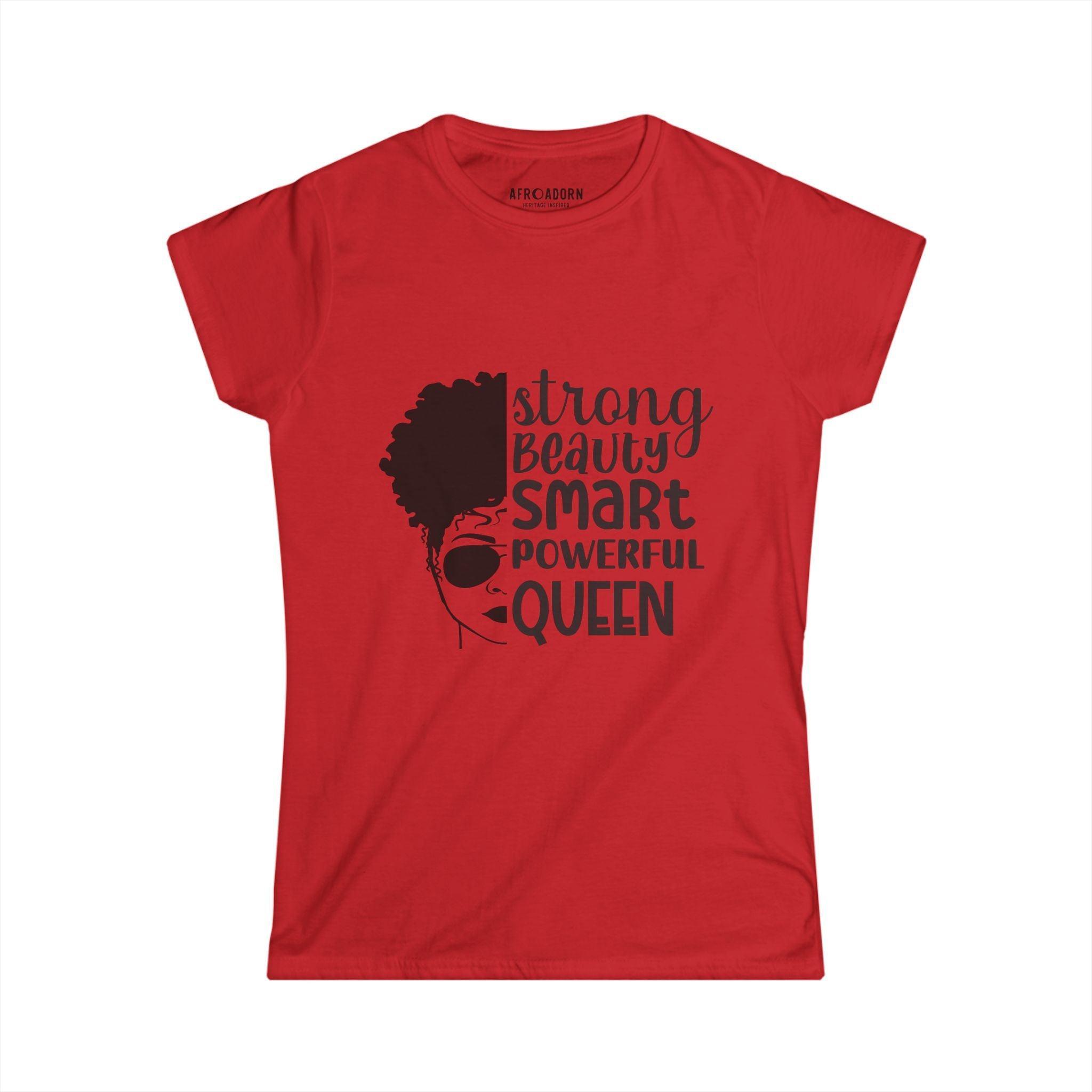 Strong Beauty Smart Powerful Queen Women's Shirt - Afroadorn 