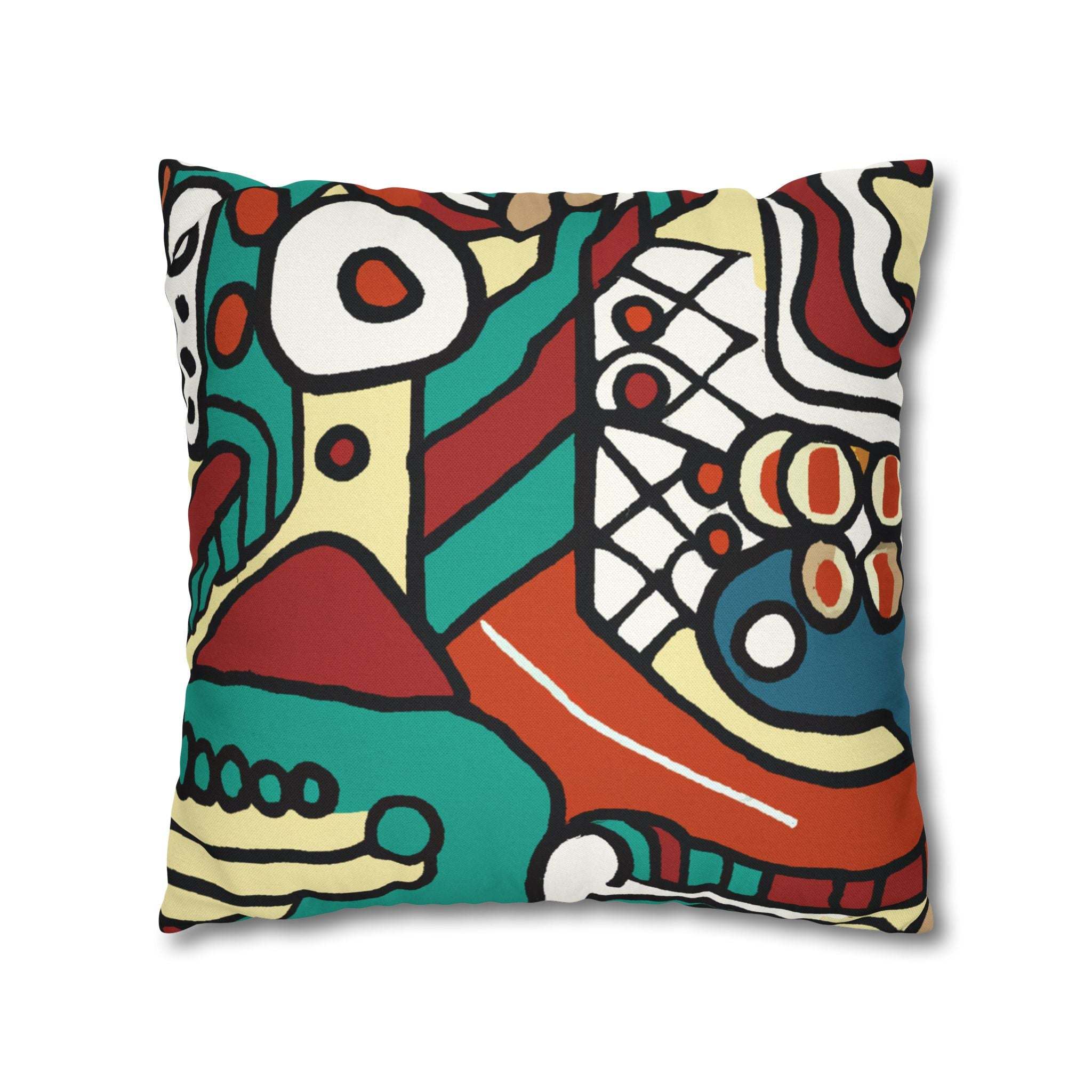 Pan-African Pride Geometric Pillow Case-Afroadorn 