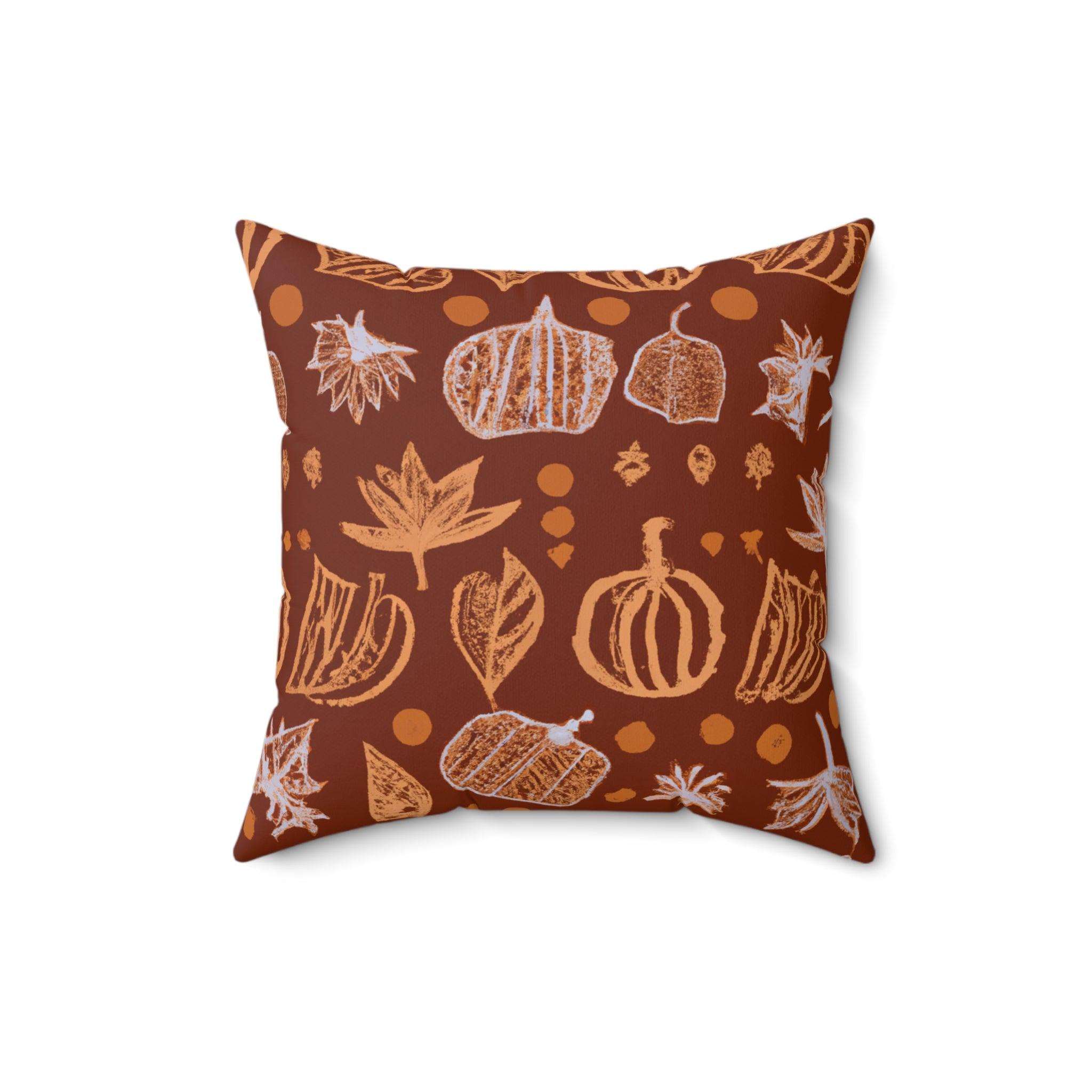 Harvest Hue: Afrocentric Tribal Print Throw Pillow-Afroadorn 