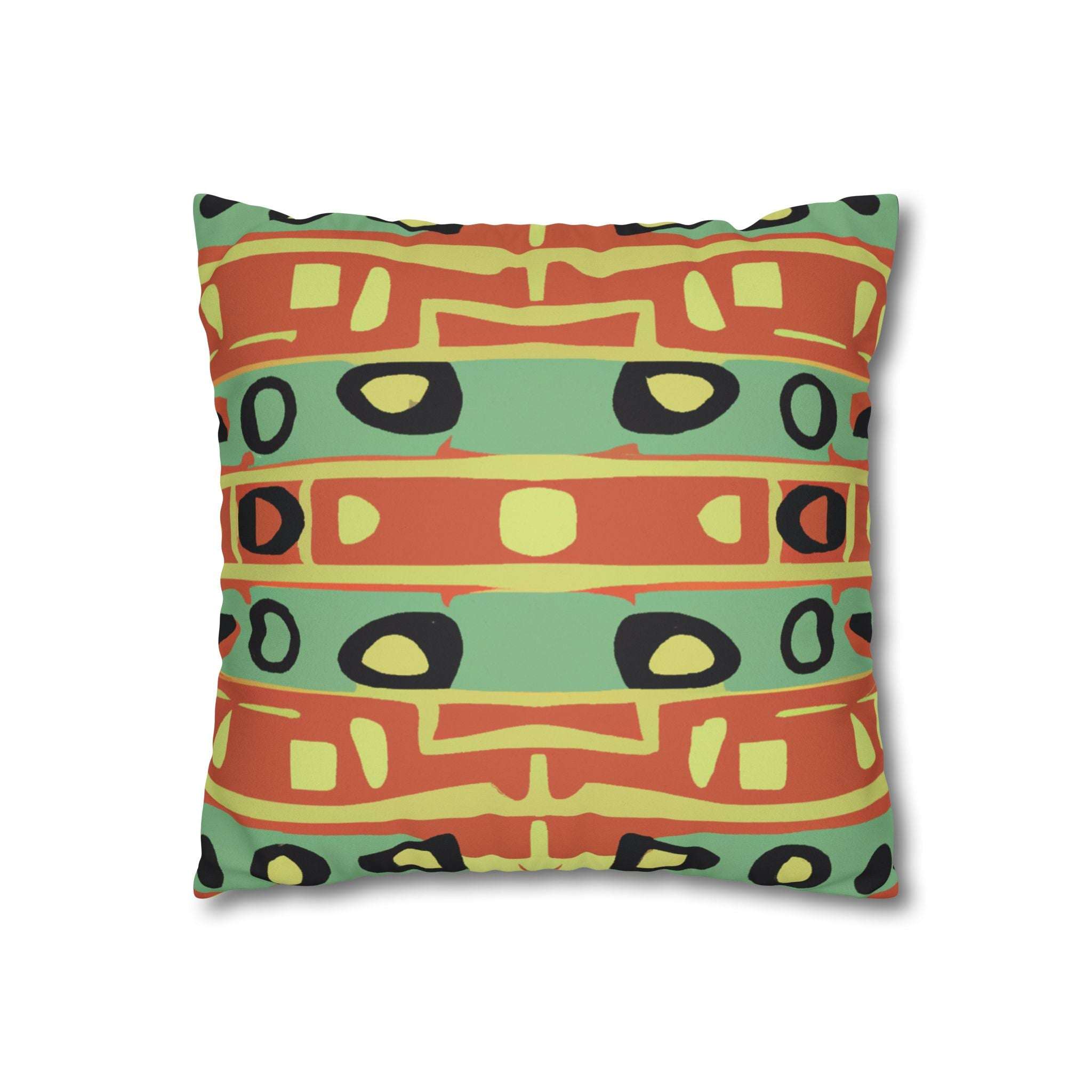 Earthy Harmony Pillow Case - African Inspired Design-Afroadorn 