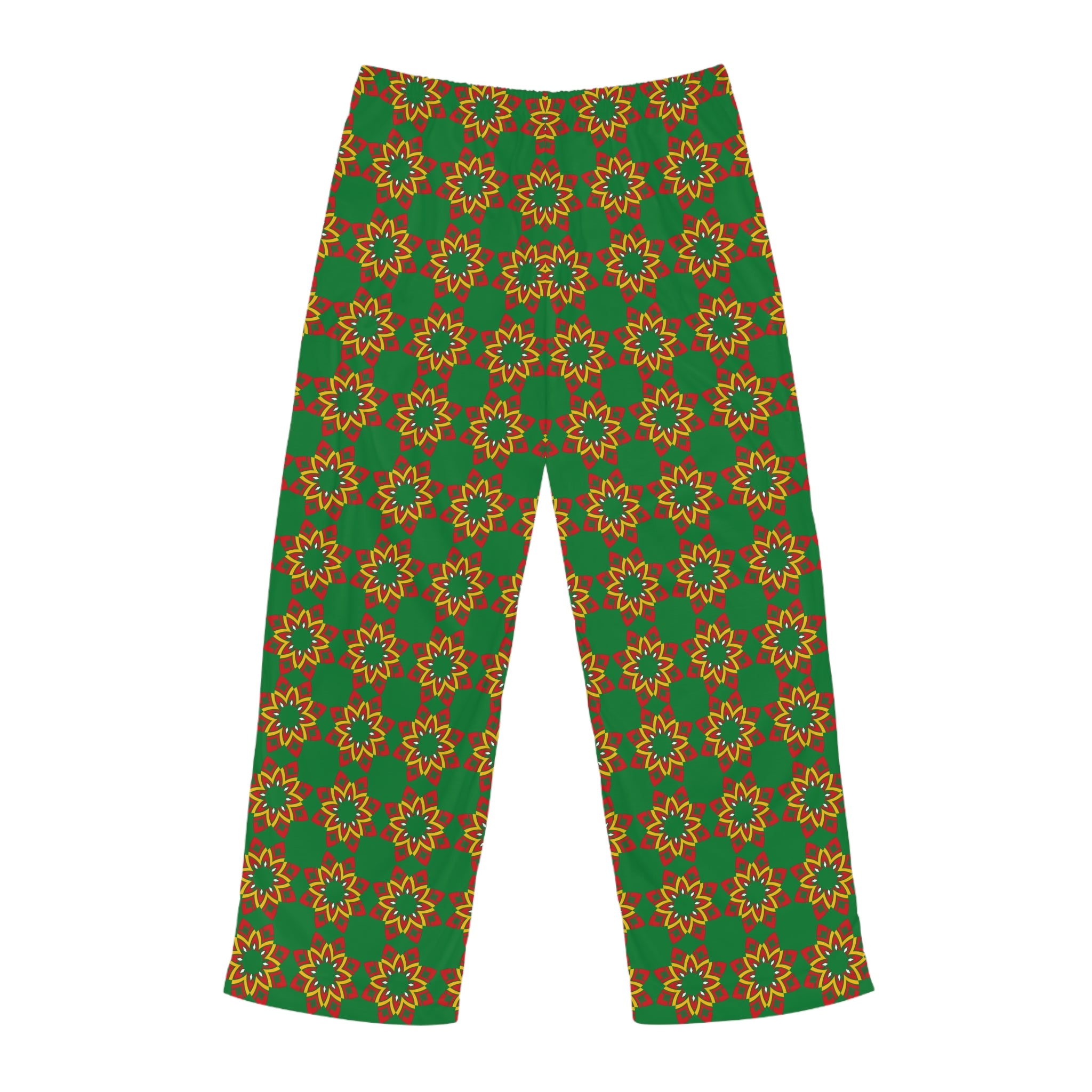 Pan-African Kaleidoscope Pajama Pants-Afroadorn 