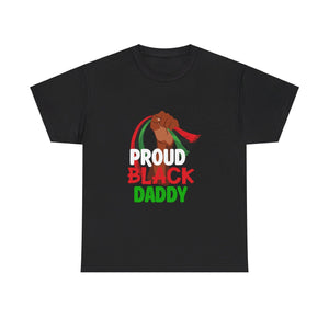 Proud Black Daddy T-Shirt-Afroadorn 