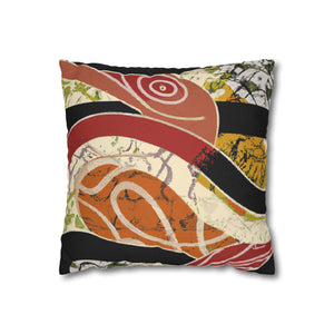 Earthy Harmony African-Inspired Pillow Case-Afroadorn 