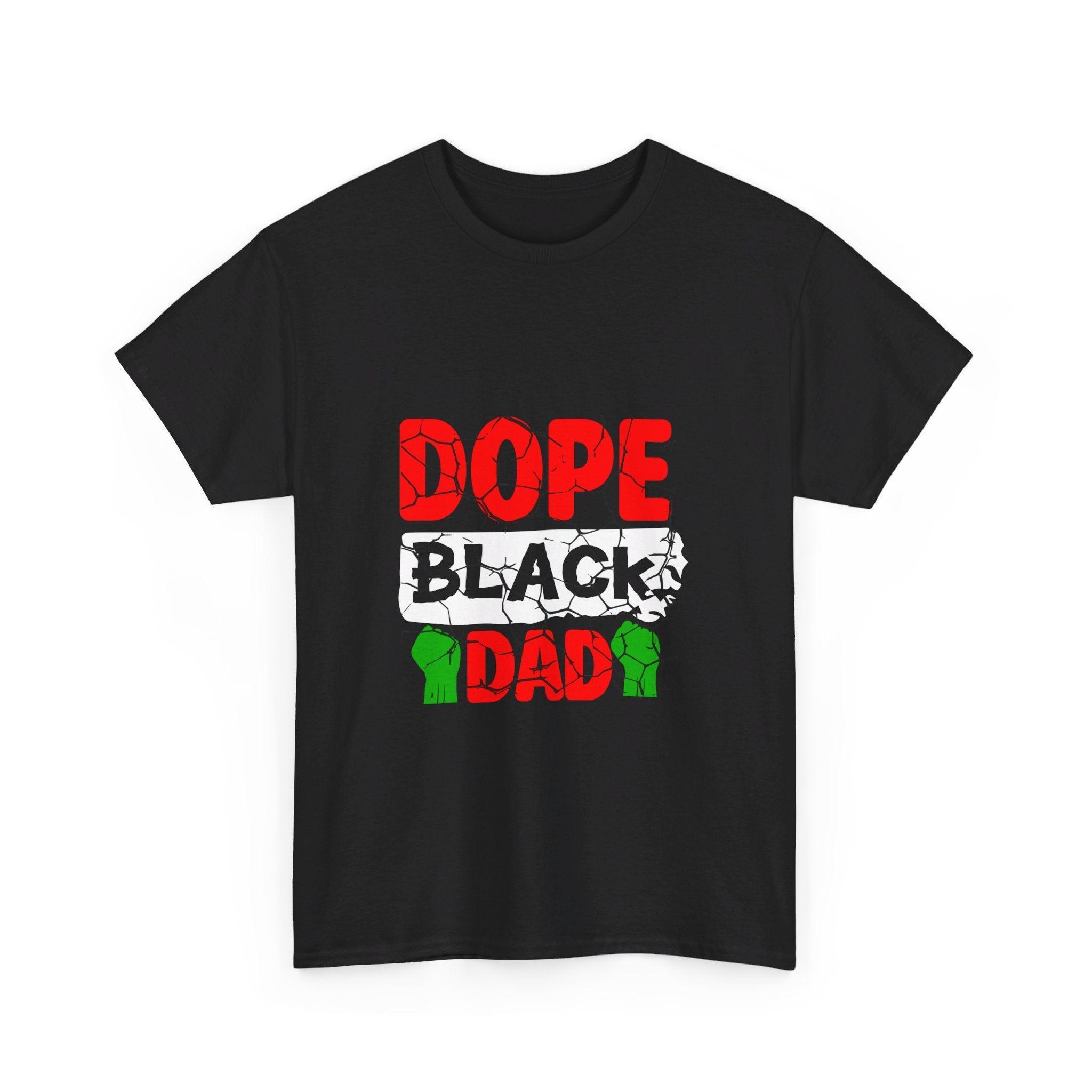 Proud Black Dad T-Shirt-Afroadorn 