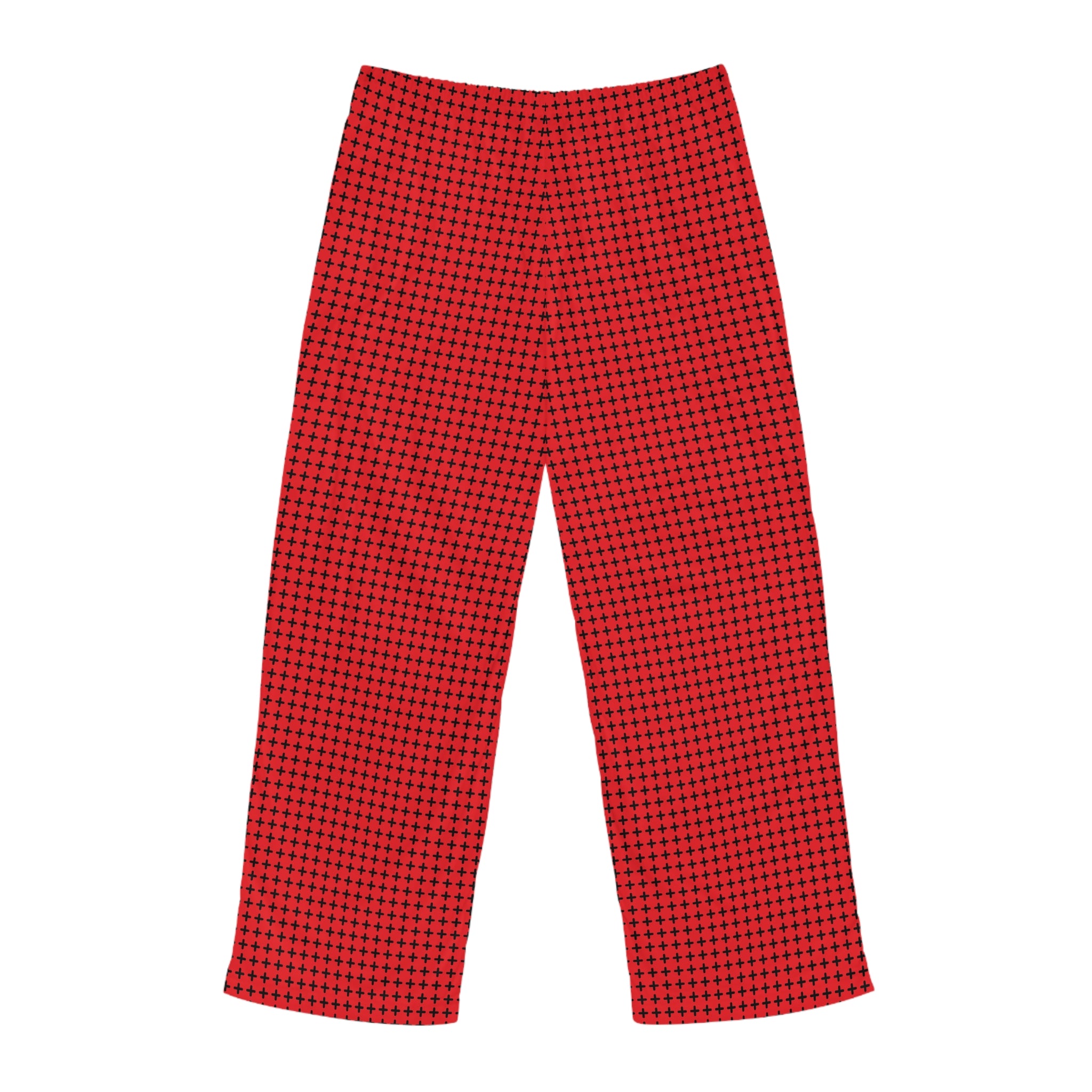 Strength & Unity All Over Print Pajama Pants (Red)-Afroadorn 