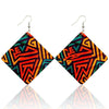 Earthy African Roots Geometric Earrings-Afroadorn 